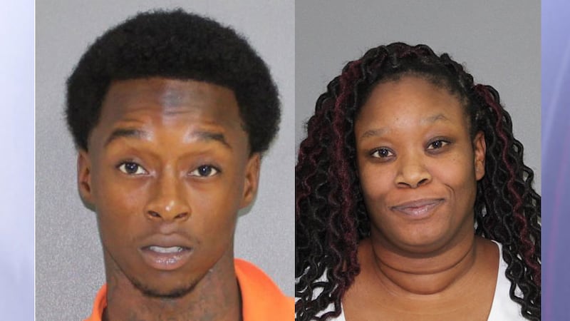Pictured are Cedric Blake (left) and Shicorie Smith. (Source: Angelina County Jail website)