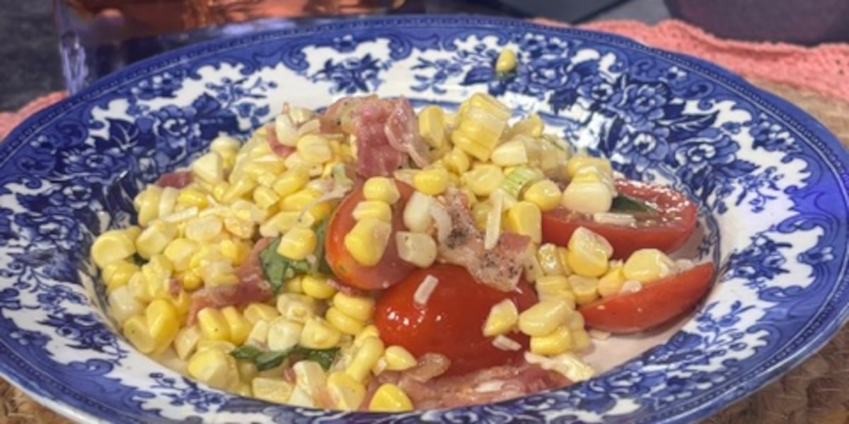 Summery corn salad by Mama Steph