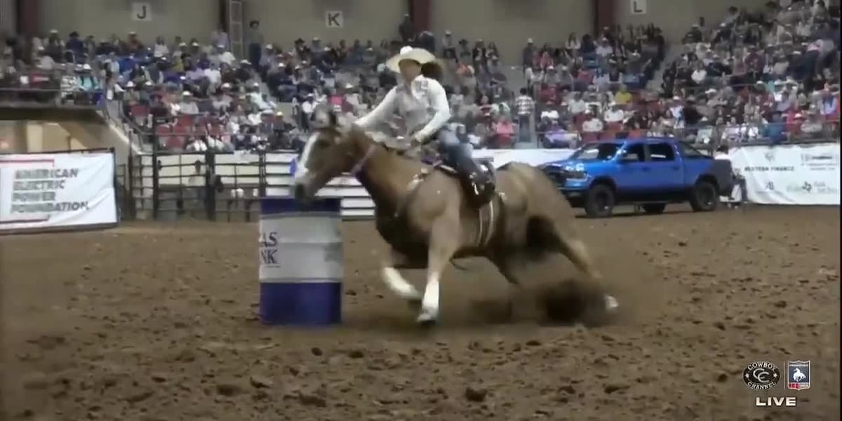 Barrel Racing Randy Sullivan Eustace barrel racer wins over $10,000 at San Angelo rodeo