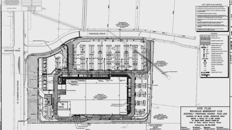 BJ's Wholesale Club plans Tyler expansion.