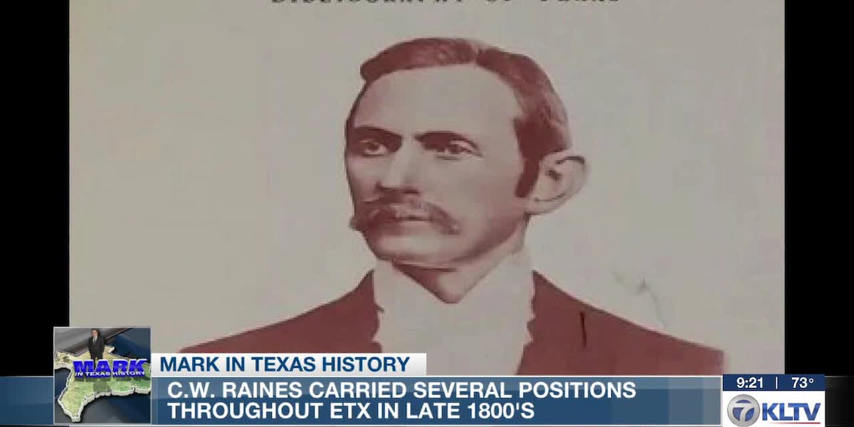 Mark in Texas History: Marker in Mineola tells story of C.W. Raines’ impact on Texas history