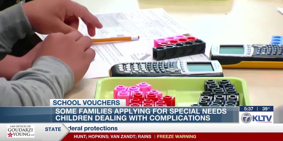 Texas school voucher deadline looms as families of disabled students