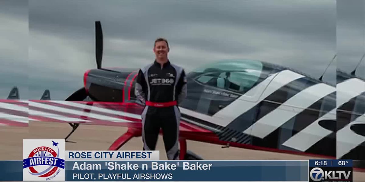 Pilot travels to East Texas to perform in annual Rose City Airfest ...