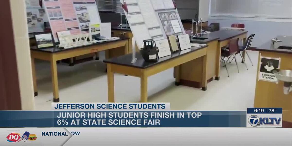 4 Jefferson Junior High students earn high marks at Texas State Science