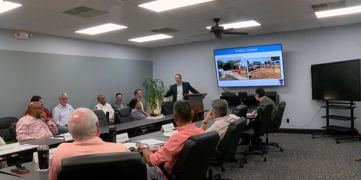 Tyler downtown improvement project on track despite weather delays