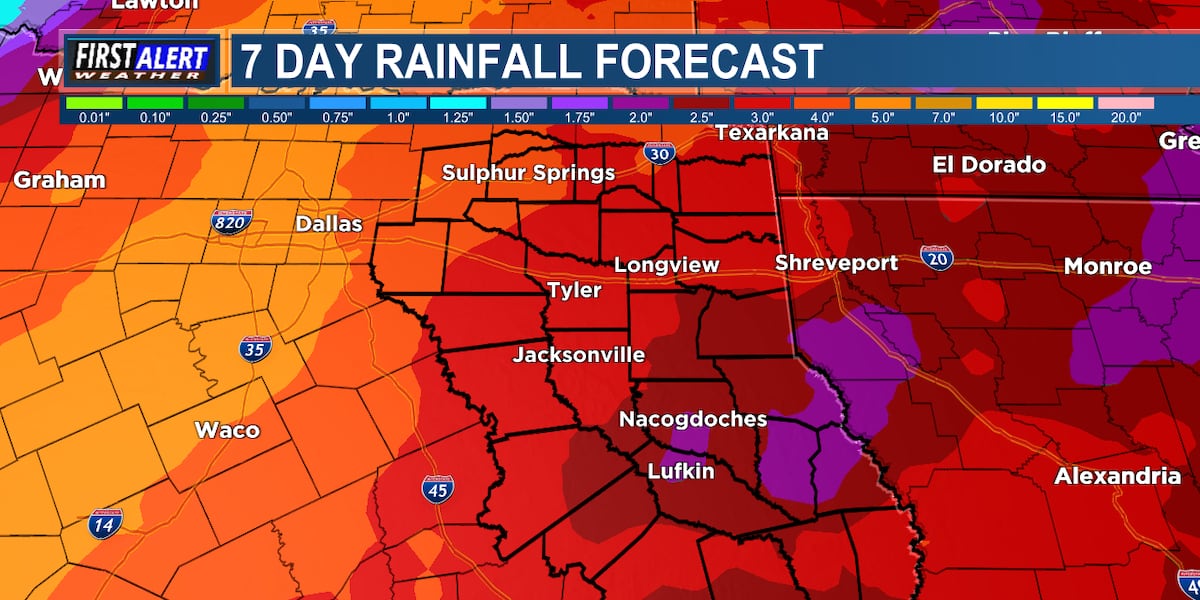 9 Box Risk Heavy rain and flooding risk Thursday and Friday