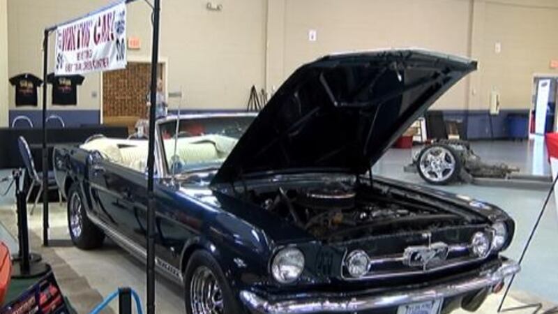 Retro Car Raffle Classic cars display, raffle benefits East Texas Crisis Center