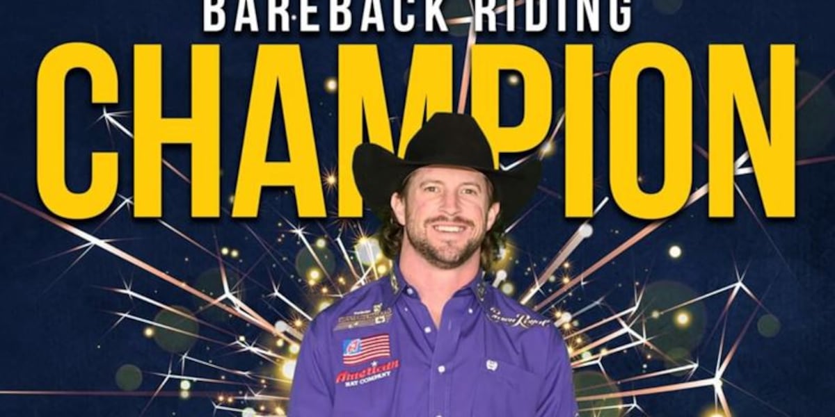 Carthage Rodeo Carthage native wins bareback riding competition at RFD TV’s American Rodeo