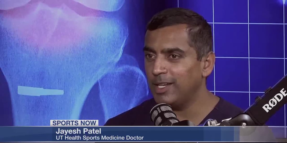 East Texas sports medicine doctor provides insight on recent uptick in knee injuries East Texas sports medicine doctor provides insight on recent uptick in knee injuries