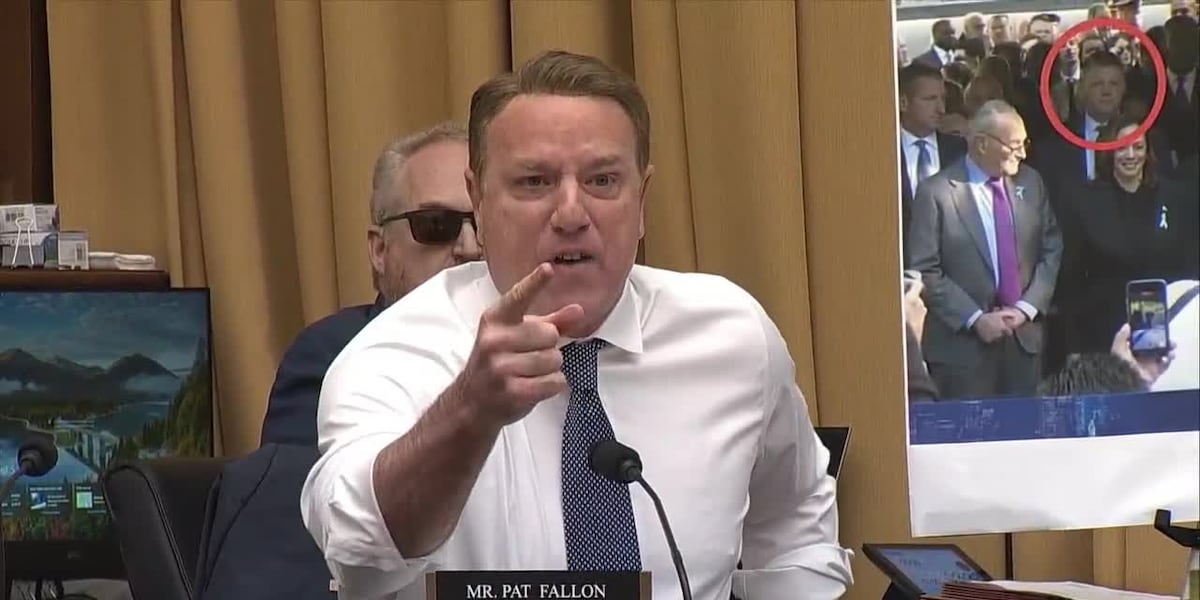Rep Fallon Texas Rep. Pat Fallon has shouting match with acting Secret Service ...