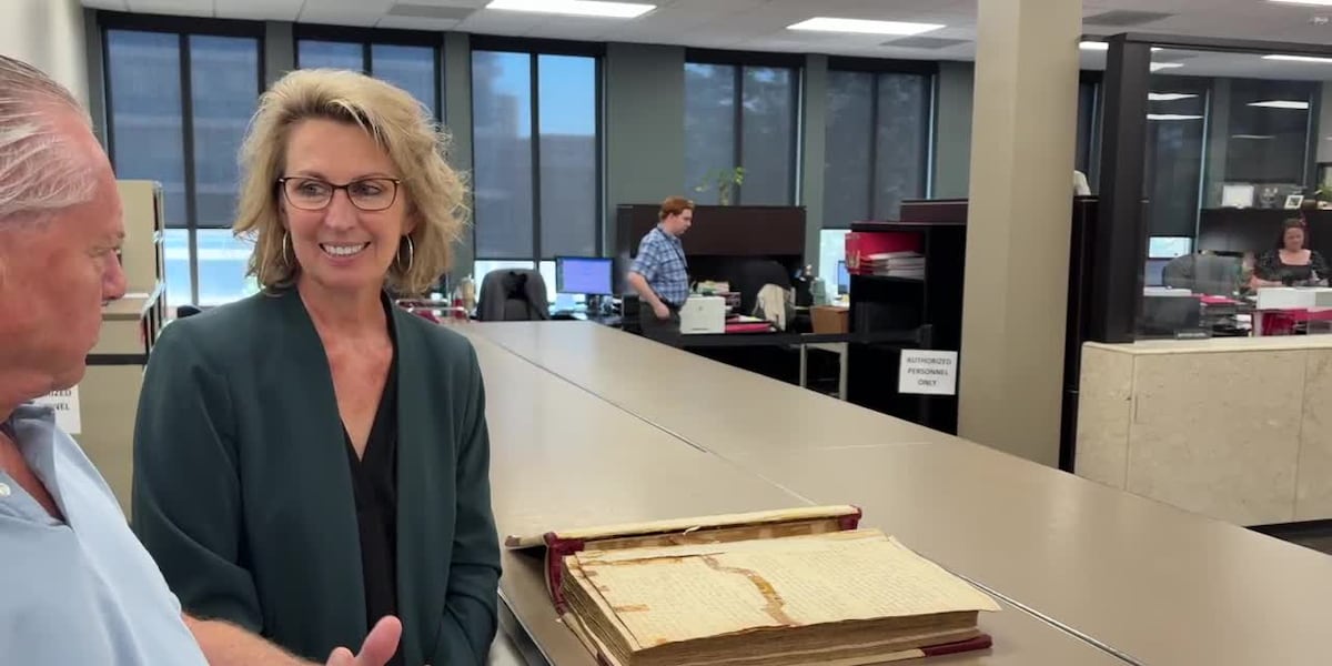 Gregg County clerk discusses preservation of 150-year-old book of deeds