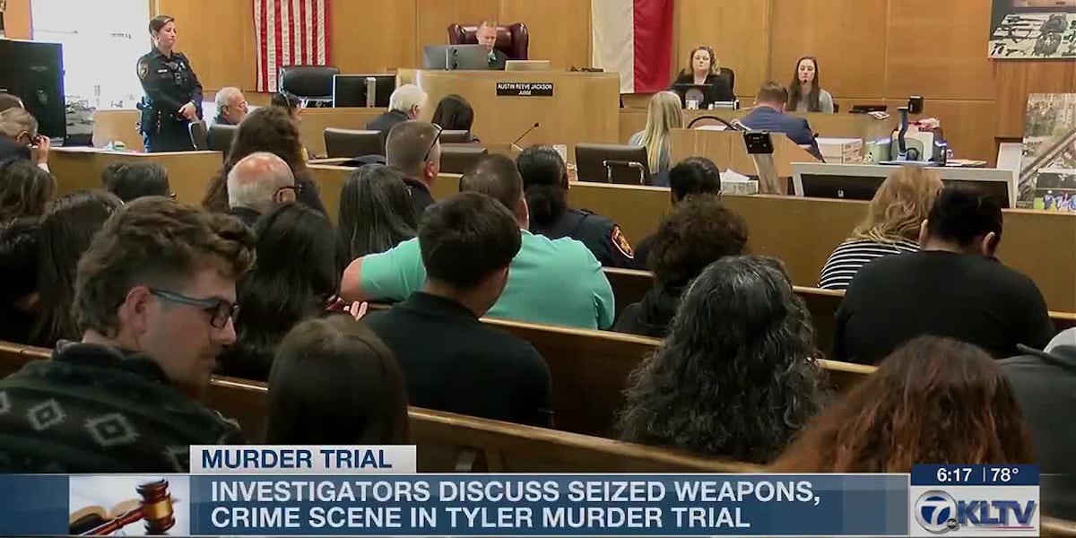 Detective Tyler Rivers Investigators discuss seized weapons, crime scene in Tyler murder trial